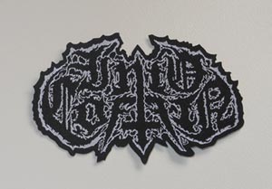 image of into coffin logo patch